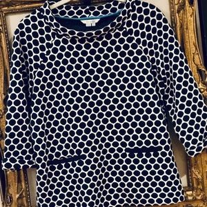 Boden Jersey Jacquard Mod Poka Dot Top 10